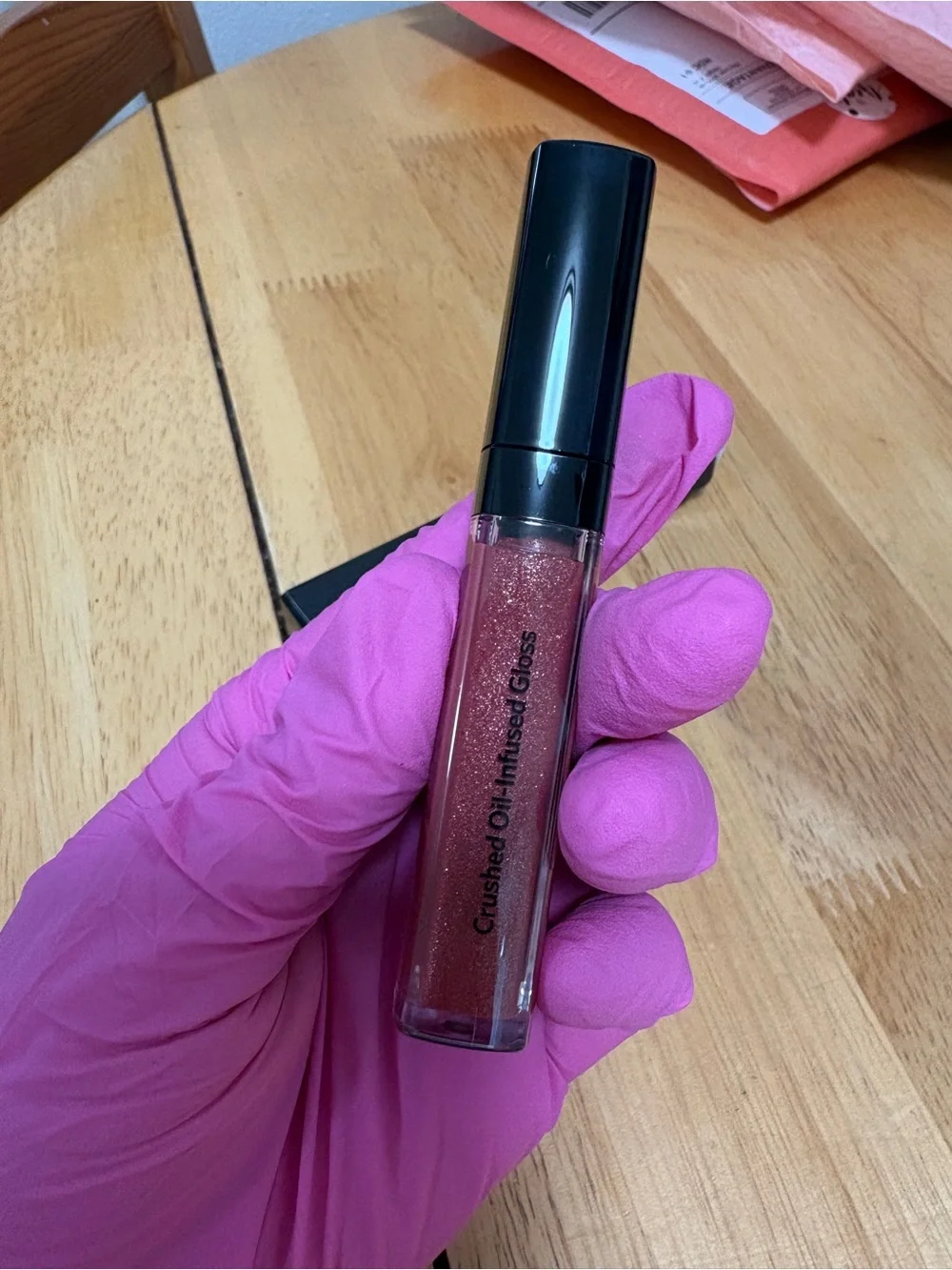 Bobbi Brown Crushed Oil-Infused Gloss in KIR SUGAR (shimmer), full Sz 0.2oz,BNIB